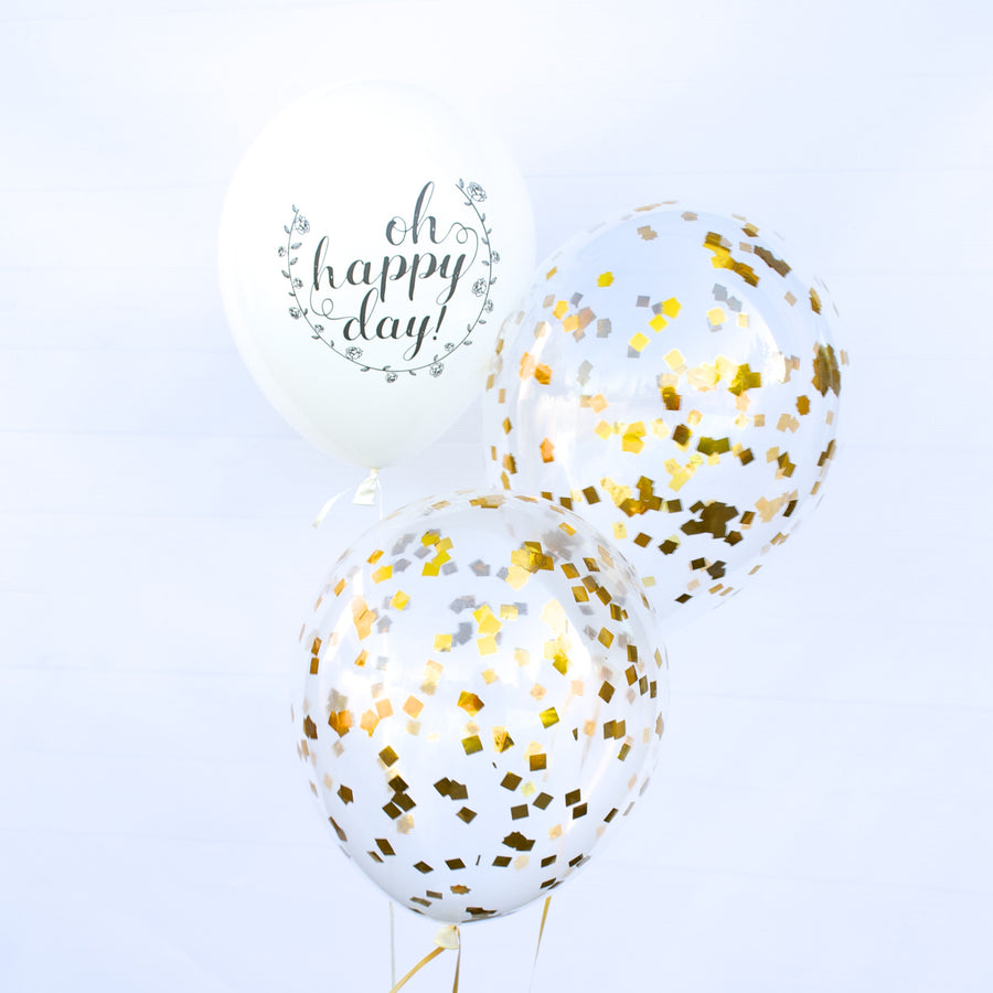 oh happy day script party balloons