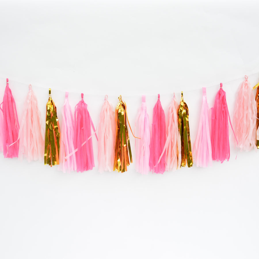 flamingo party tassels
