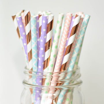 easter paper straws