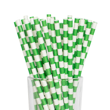 Emerald Green Tube Straws