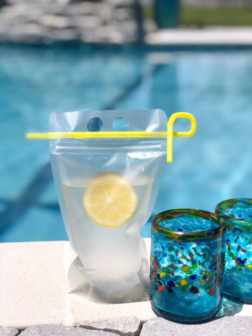 Beverage Pouch With Straw