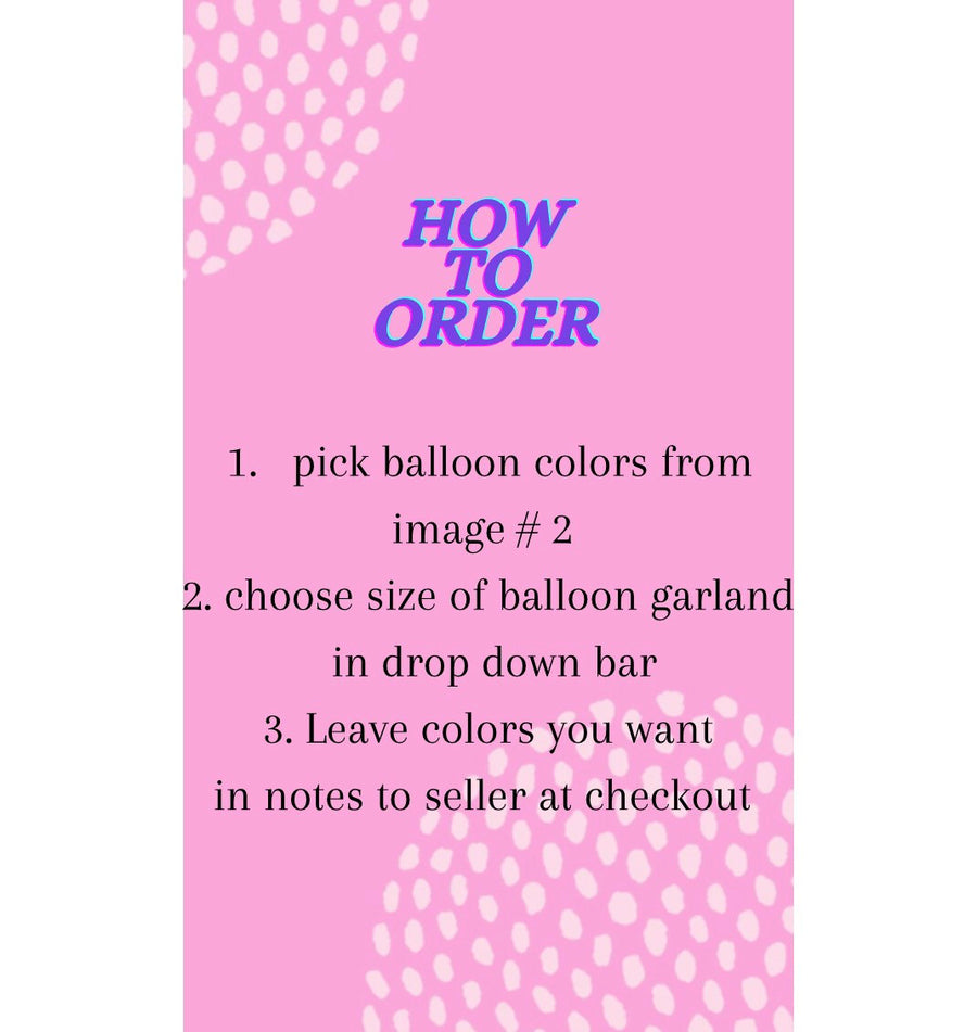 Custom Balloon garland , balloon arch , balloon arch garland, balloon kit, baby shower decor, hanging balloon, custom highchair garland.