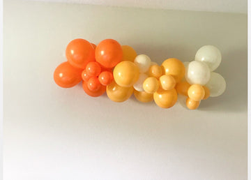 Orange balloon garland , balloon arch , balloon arch garland, balloon kit, ivory, goldenrod, sunshine, golden, sunny, summer