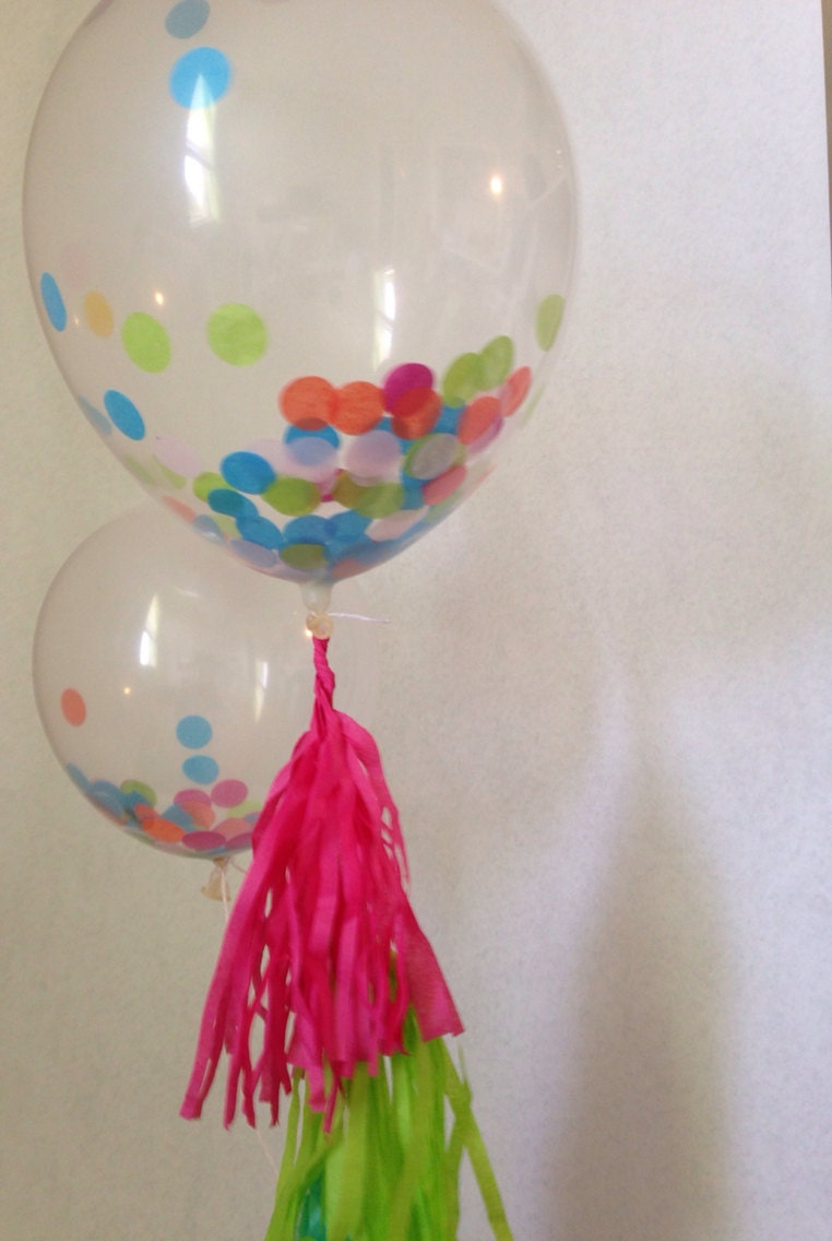 Confetti Balloon-Tissue Paper - ANY COLOR you choose