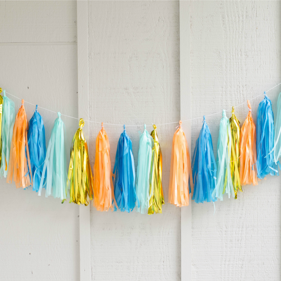 monster party garland