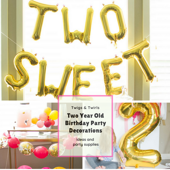 2nd Birthday Decorations: Two Sweet 2 year old birthday party