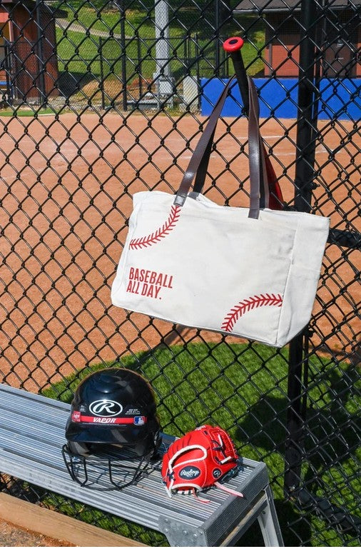 Baseball All Day Tote Bag
