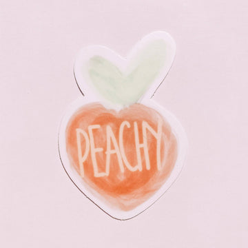 Peachy Orange Stickers