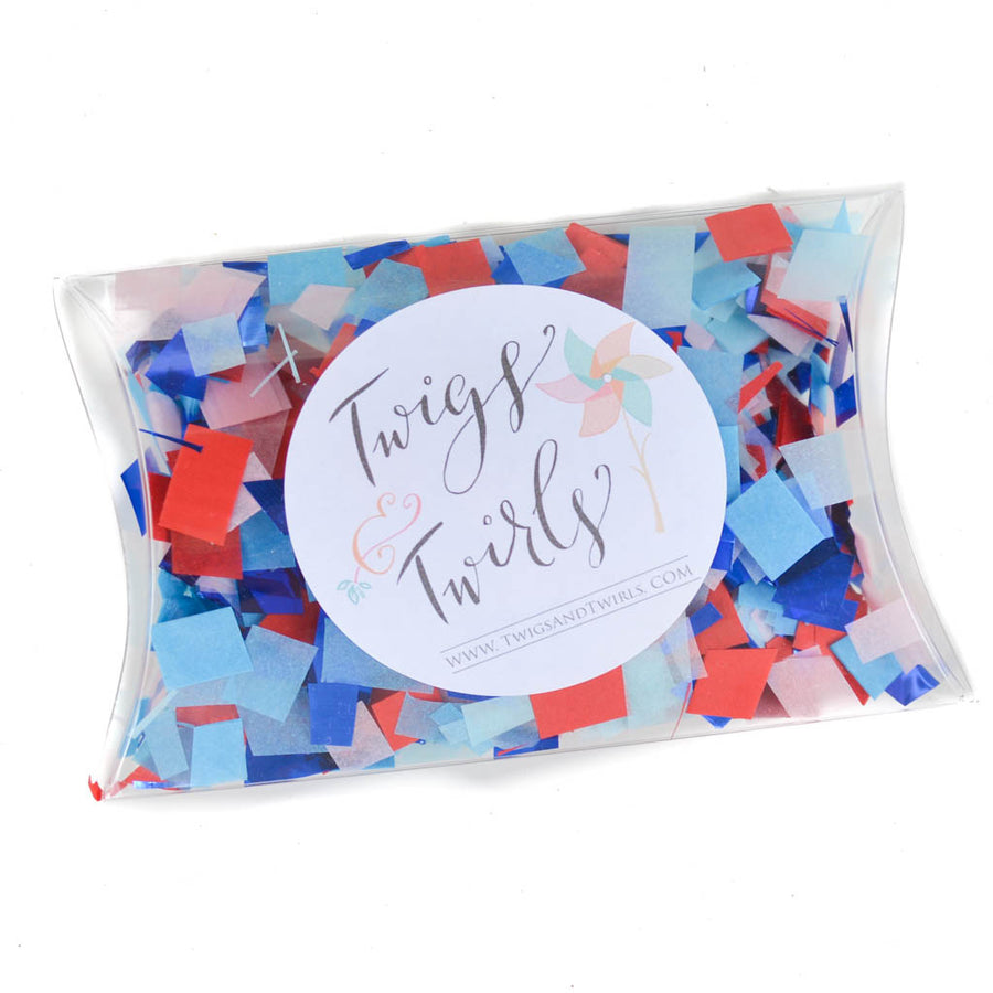 4th of july fireworks confetti