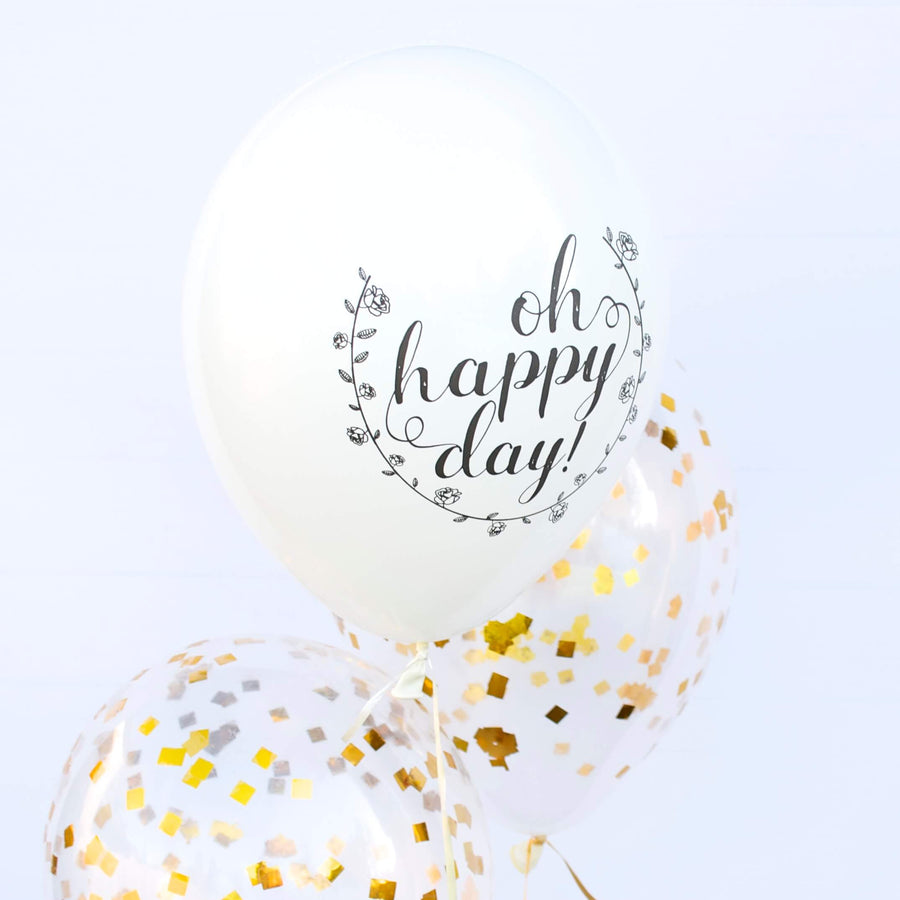 oh happy day script party balloons