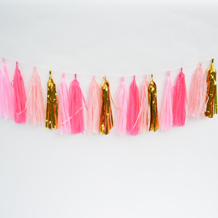 flamingo party tassel garland