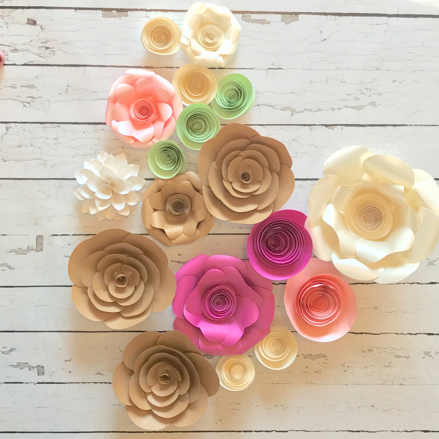 A Box of Paper Flowers: Closeout Craft Flowers
