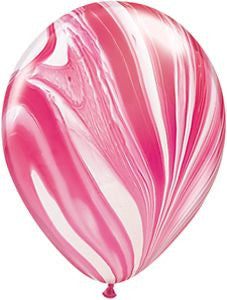pink marble balloon