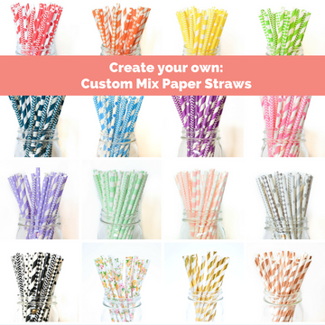 pick your color paper straws