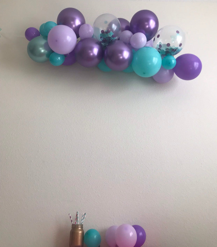 Custom Balloon garland , purple balloon arch, balloon arch garland, mermaid, balloon arch kit, snowflake , Winter wonderland balloon garland