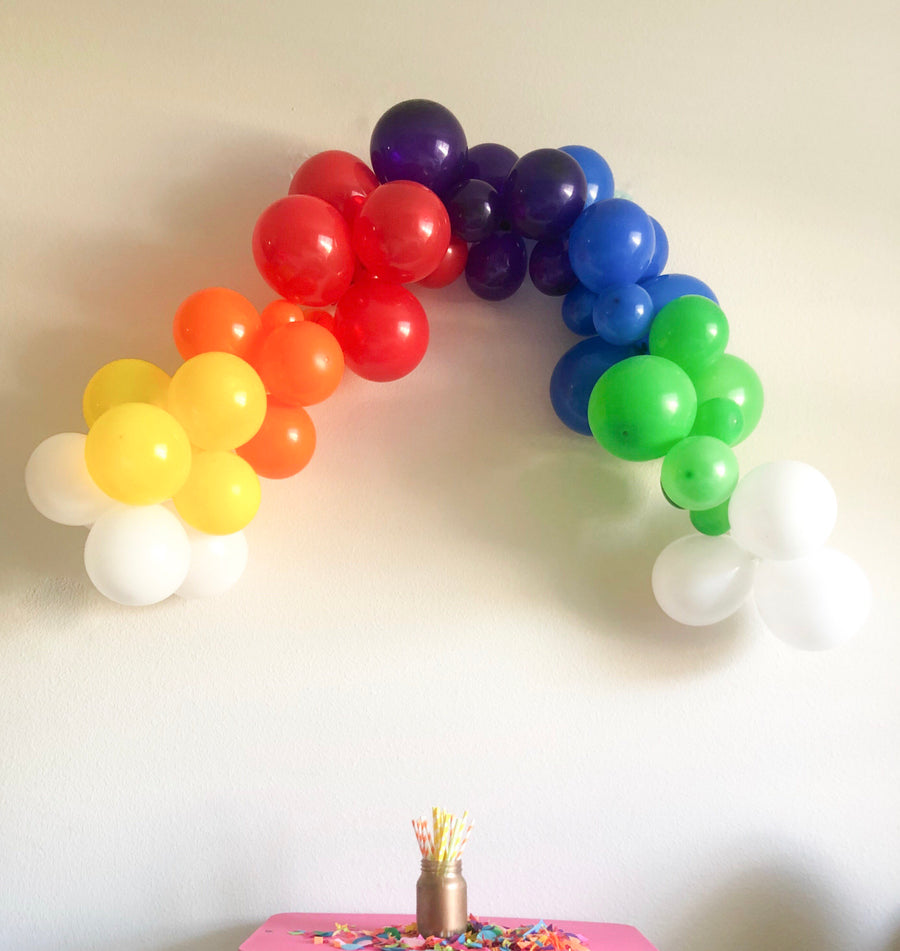 Rainbow Balloon garland , balloon arch , balloon arch garland, balloon kit, baby shower decor, hanging balloon, highchair garland, rainbow