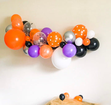 Custom halloween balloon garland , balloon arch , balloon arch garland, balloon kit, baby shower decor, hanging balloons, Halloween