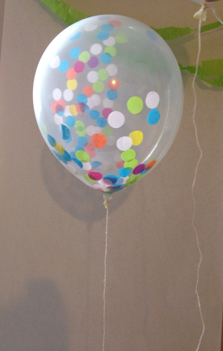 Confetti Balloon-Tissue Paper - ANY COLOR you choose