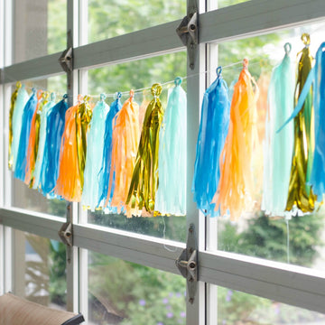 Tissue Tassel Garland by Twigs and Twirls (multiple colors available) —  Party, Girl!