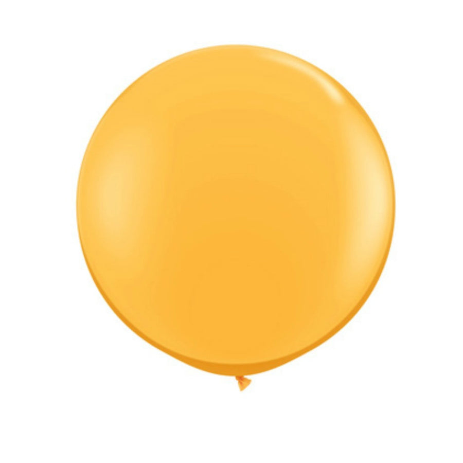 jumbo mustard orange balloon