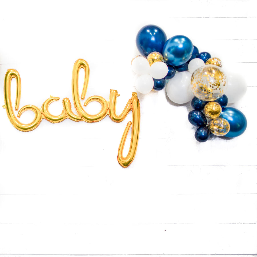 navy blue baby balloons