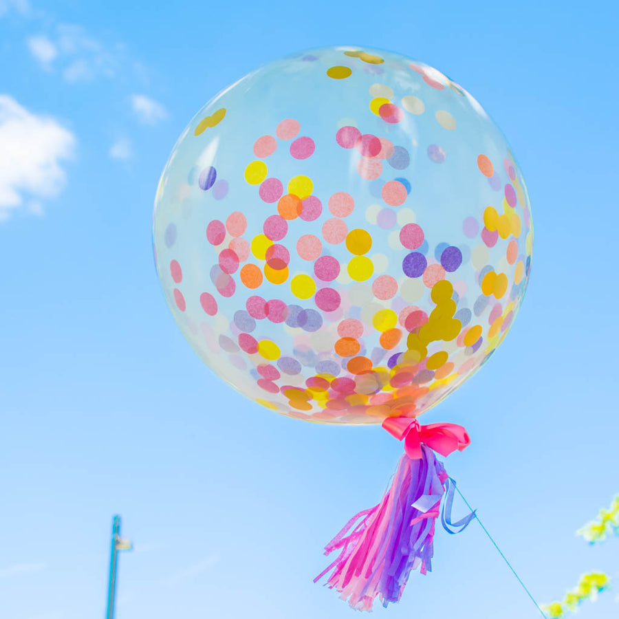Giant Birthday Confetti Balloon