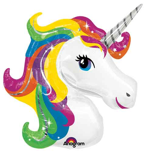 rainbow unicorn balloon