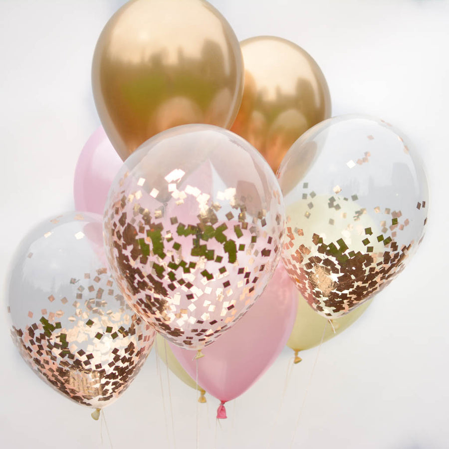 confetti balloon bouquet