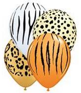 jungle / safari  Balloons 11 inch.