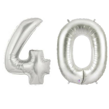 jumbo silver 40 balloon