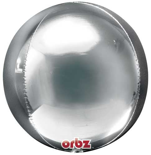 silver orbz balloon