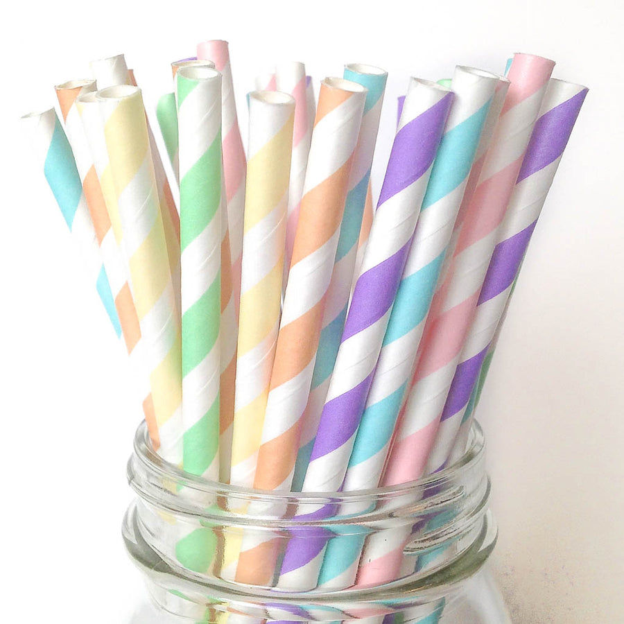 unicorn party straws